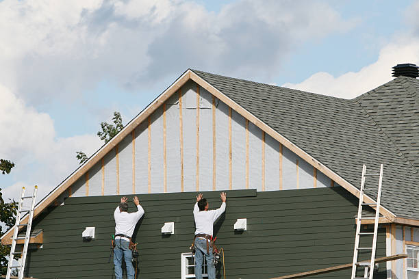 Professional Fiber Cement Siding technician working in Evans City, PA